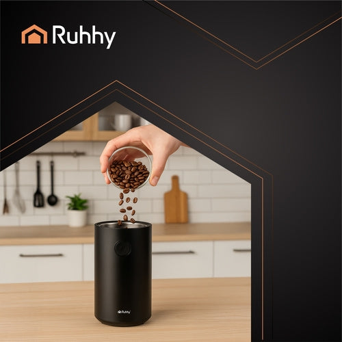 Coffee Grinder, Adjustable Settings, Stainless Steel