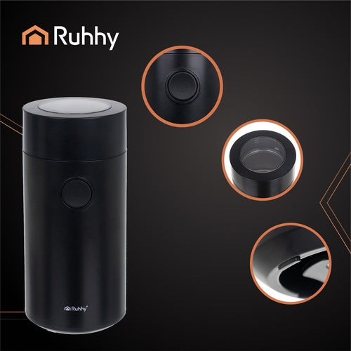 Coffee Grinder, Adjustable Settings, Stainless Steel