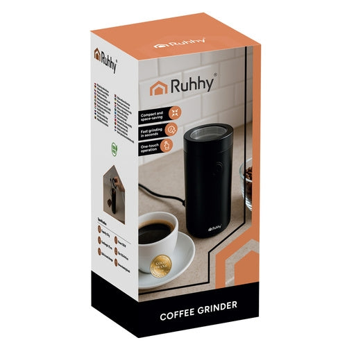 Coffee Grinder, Adjustable Settings, Stainless Steel