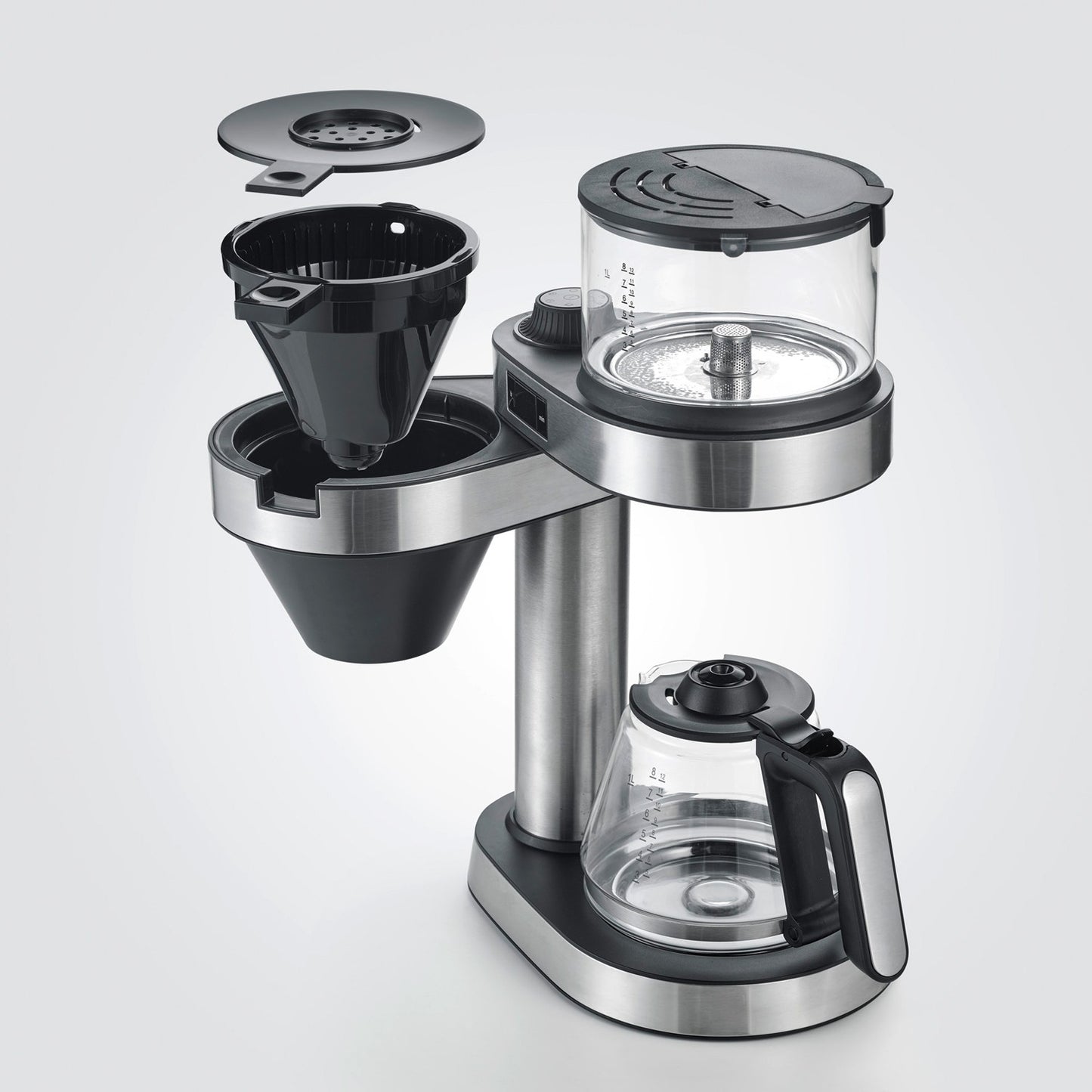 Coffee Maker, 12-Cup Capacity, Stainless Steel
