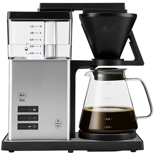 Coffee Maker with Stainless Steel Finish, 10-Cup Capacity