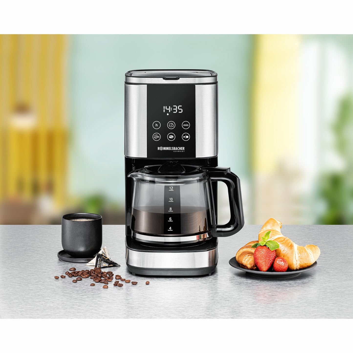 Coffee maker with timer Stainless FKM 1000 1.5l 1000W