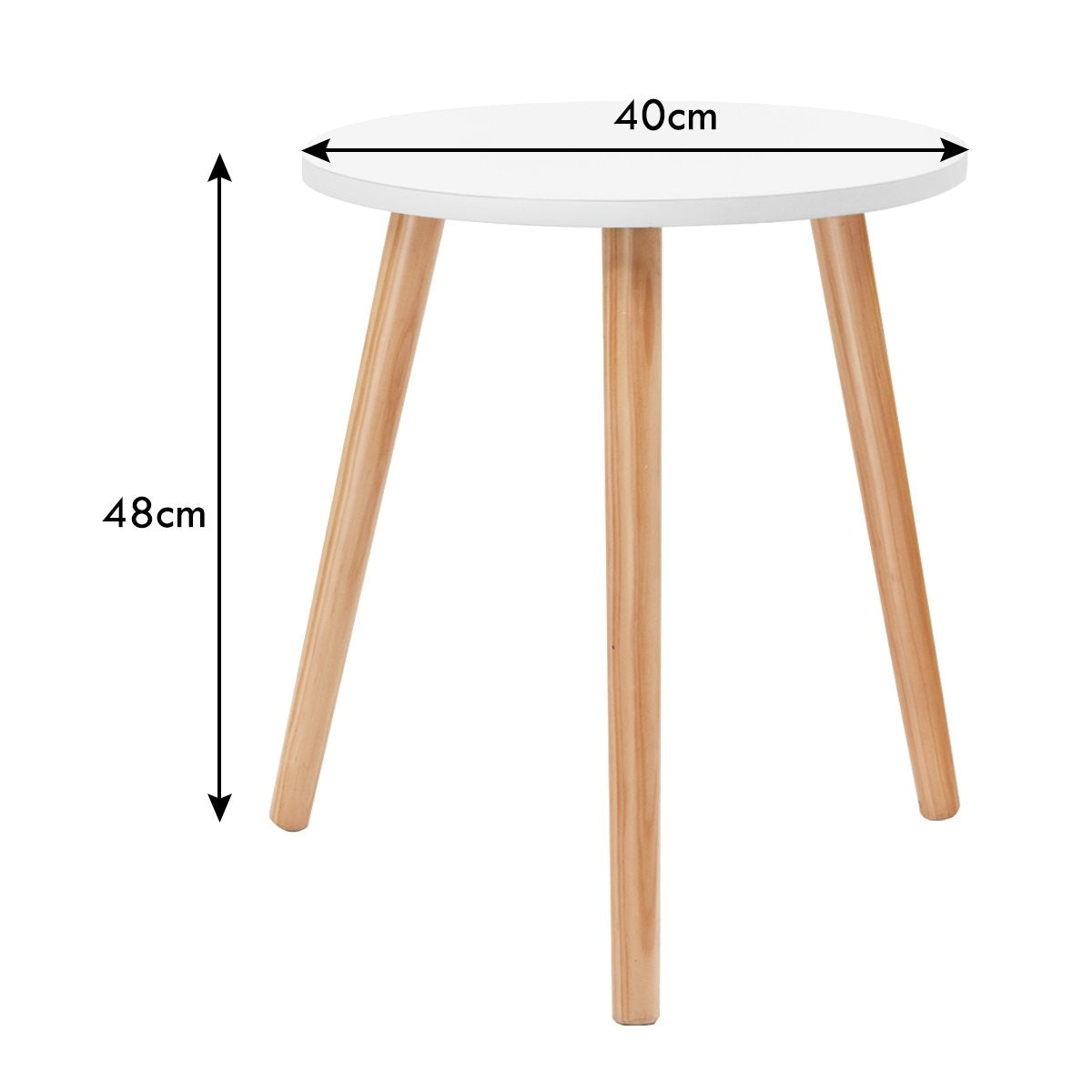 Coffee table, side table, dining table, kitchen table, bedside table, wood, white