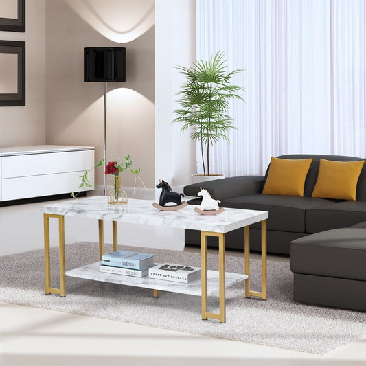 Coffee table side table sofa table side table console table coffee table golden and white