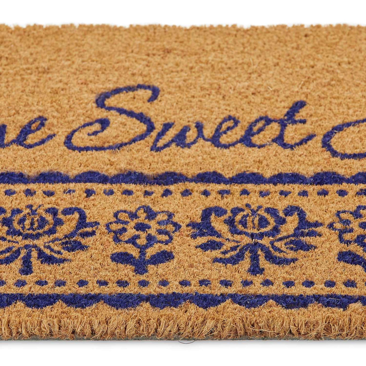Coir Doormat with Slip-Resistant PVC Backing