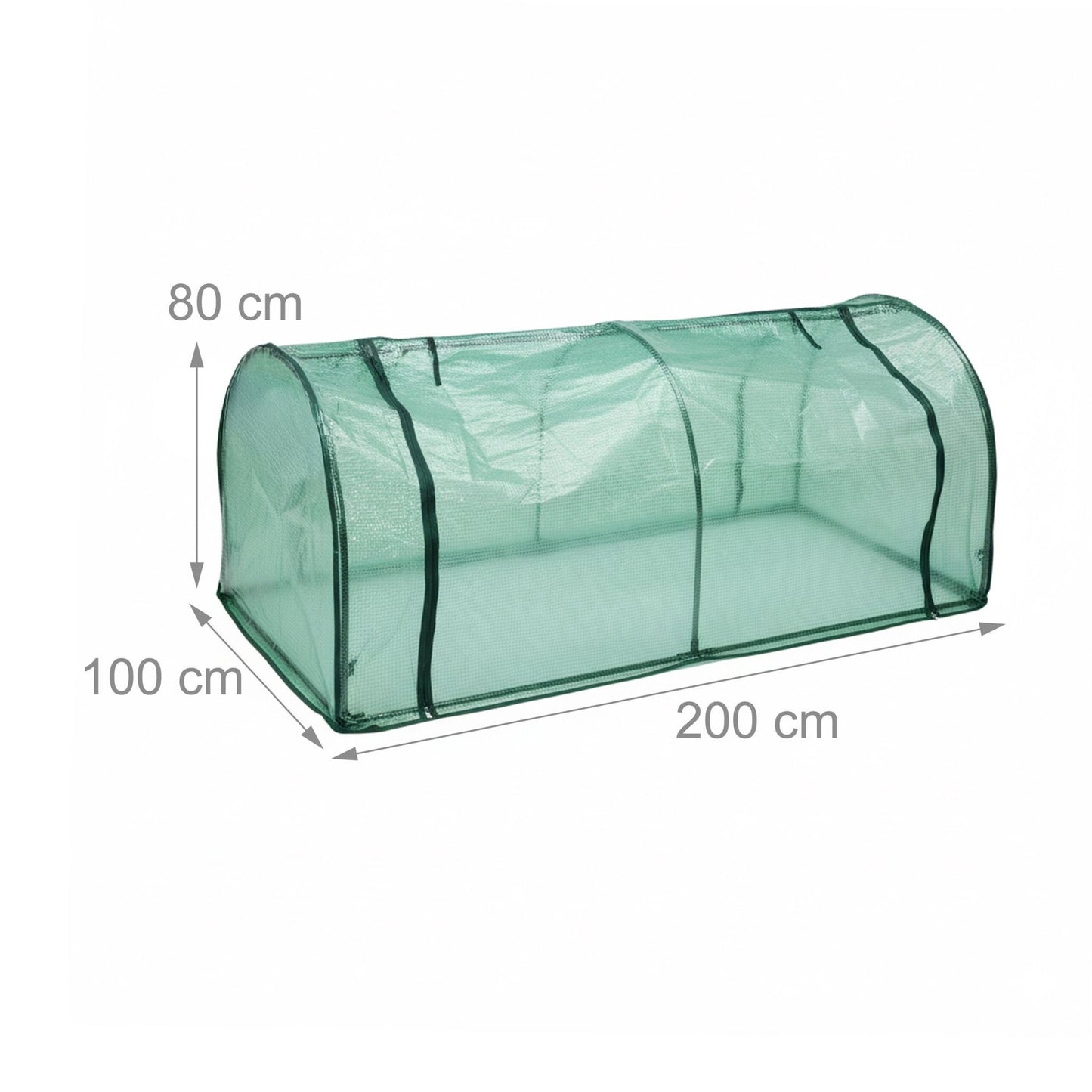 Cold Frame Greenhouse with PE Film and Roll-Up Door