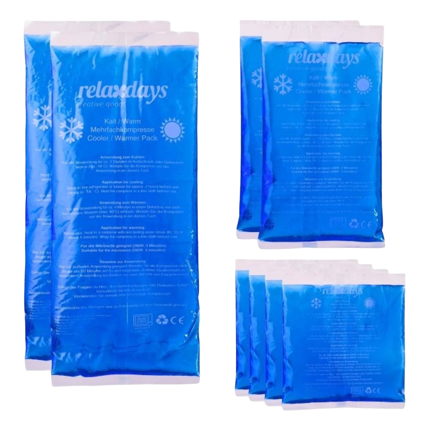 Cold Gel Packs Set Of 8