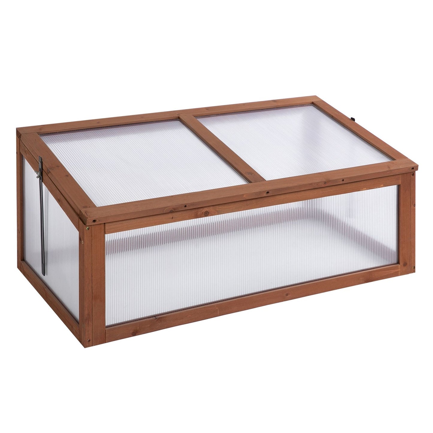 Mini Wooden Cold Frame - UV protected garden greenhouse