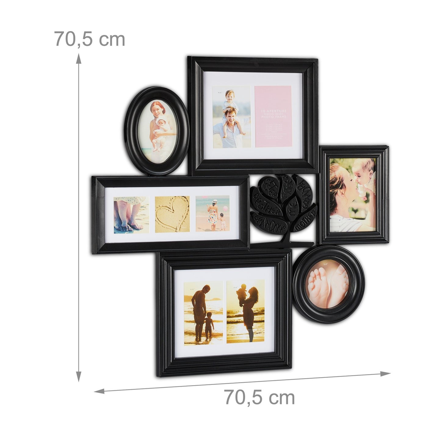 Collage photo frame for 10 photos