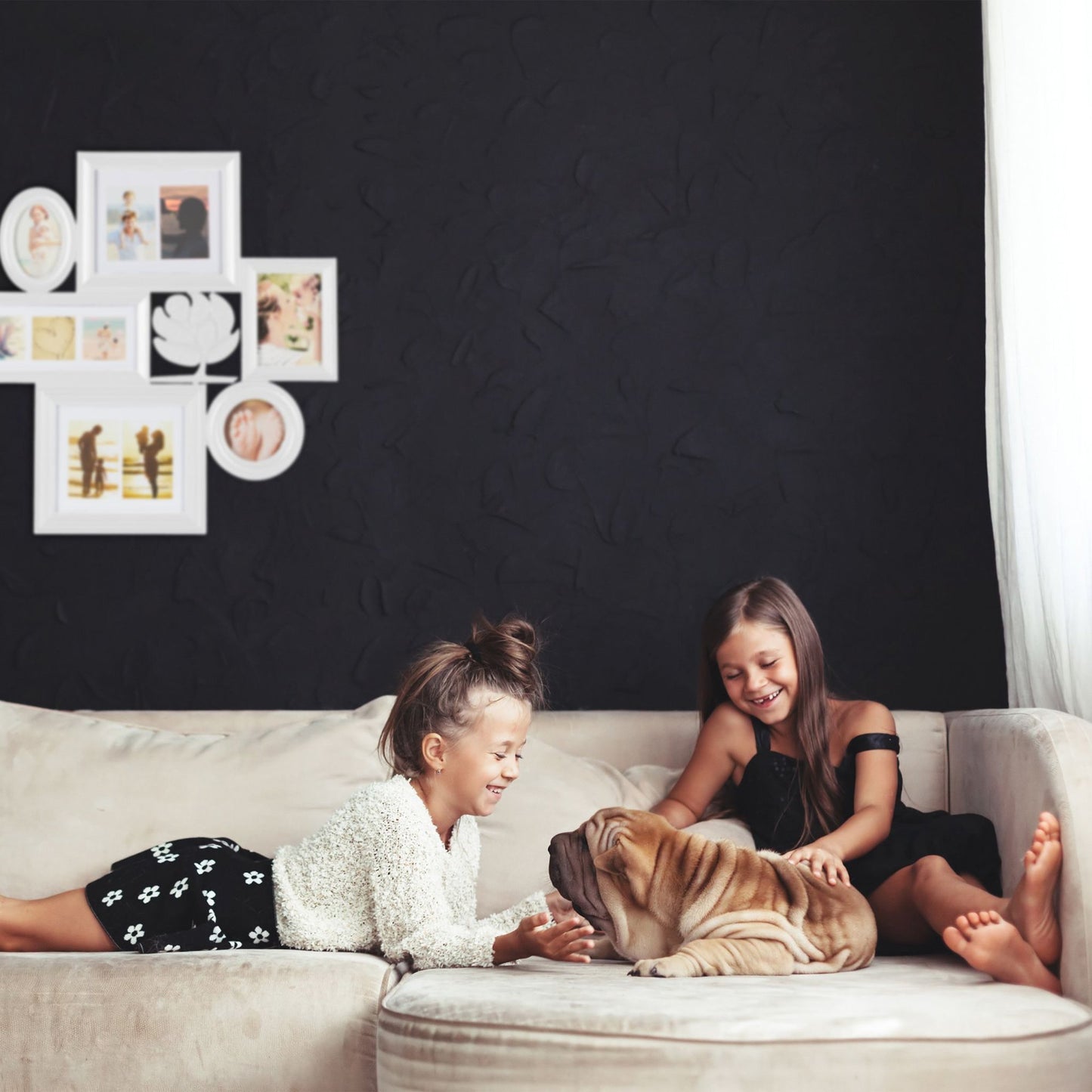 Collage photo frame for 10 photos