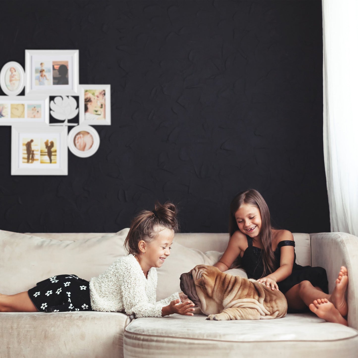 Collage photo frame for 10 photos