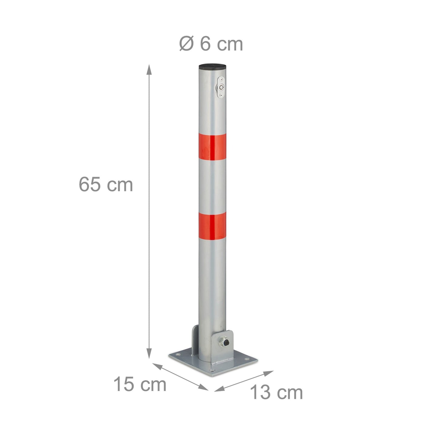 Collapsible barrier post