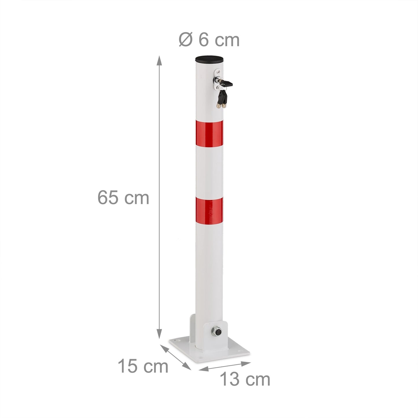 Collapsible barrier post