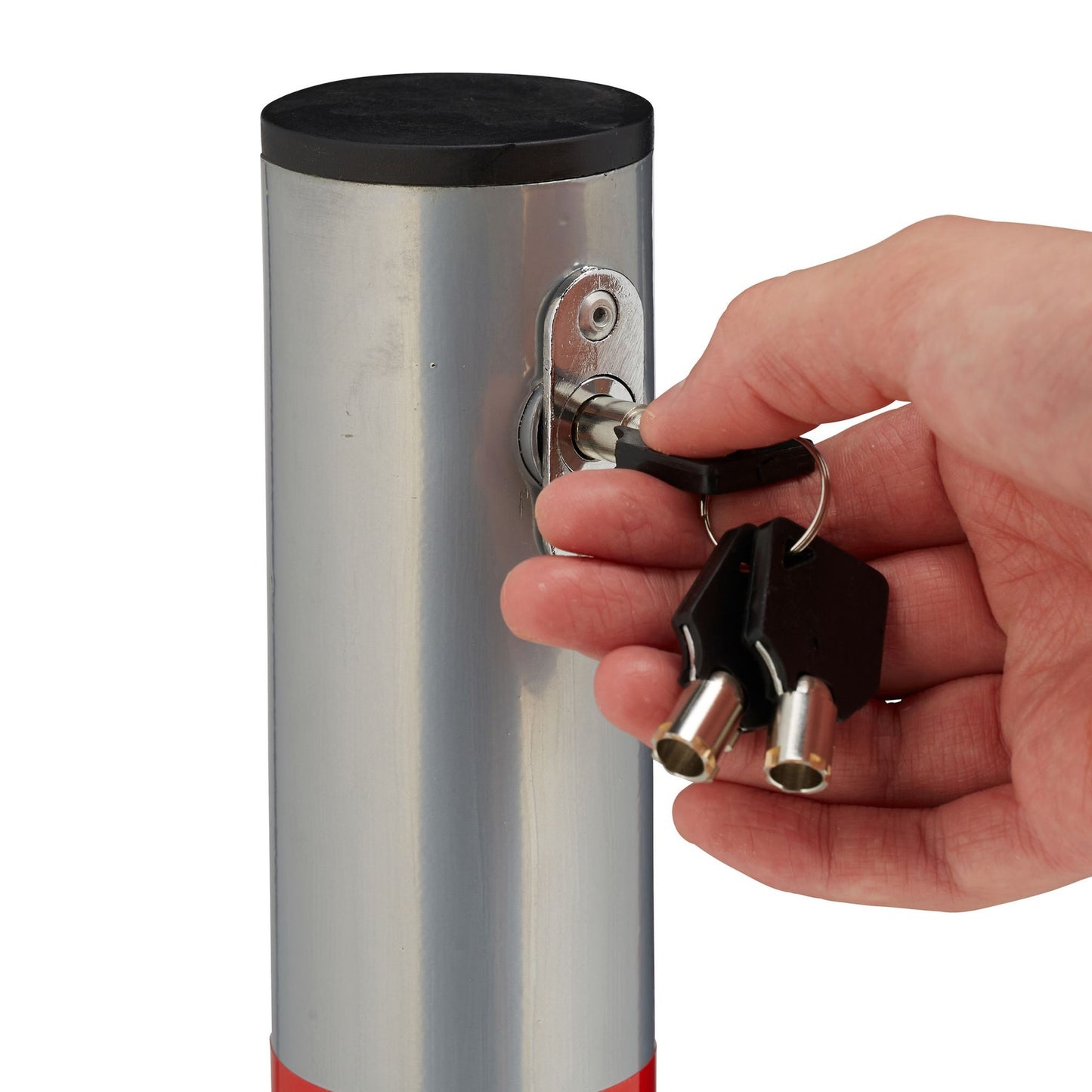 Collapsible barrier post
