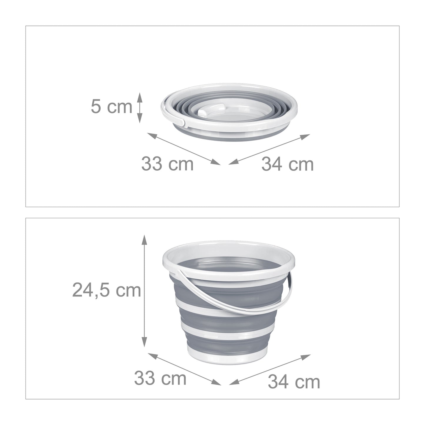 Collapsible bucket 10 litres