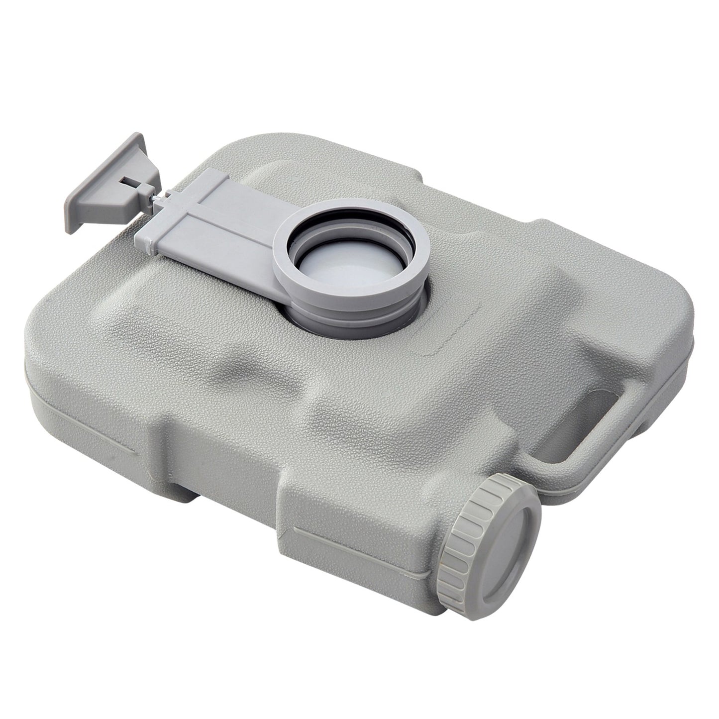 Collapsible camping toilet, 200kg Capacity, 10L, Grey