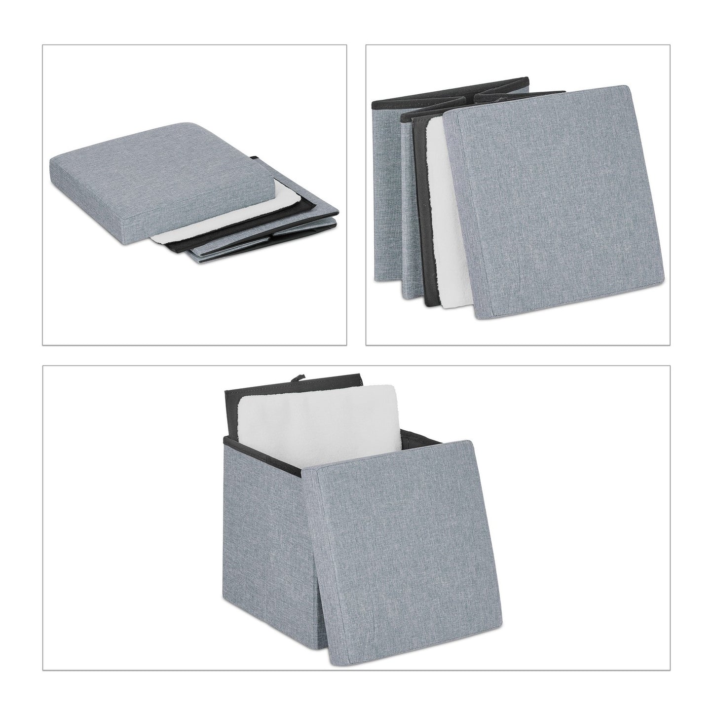 Collapsible cat pit light grey