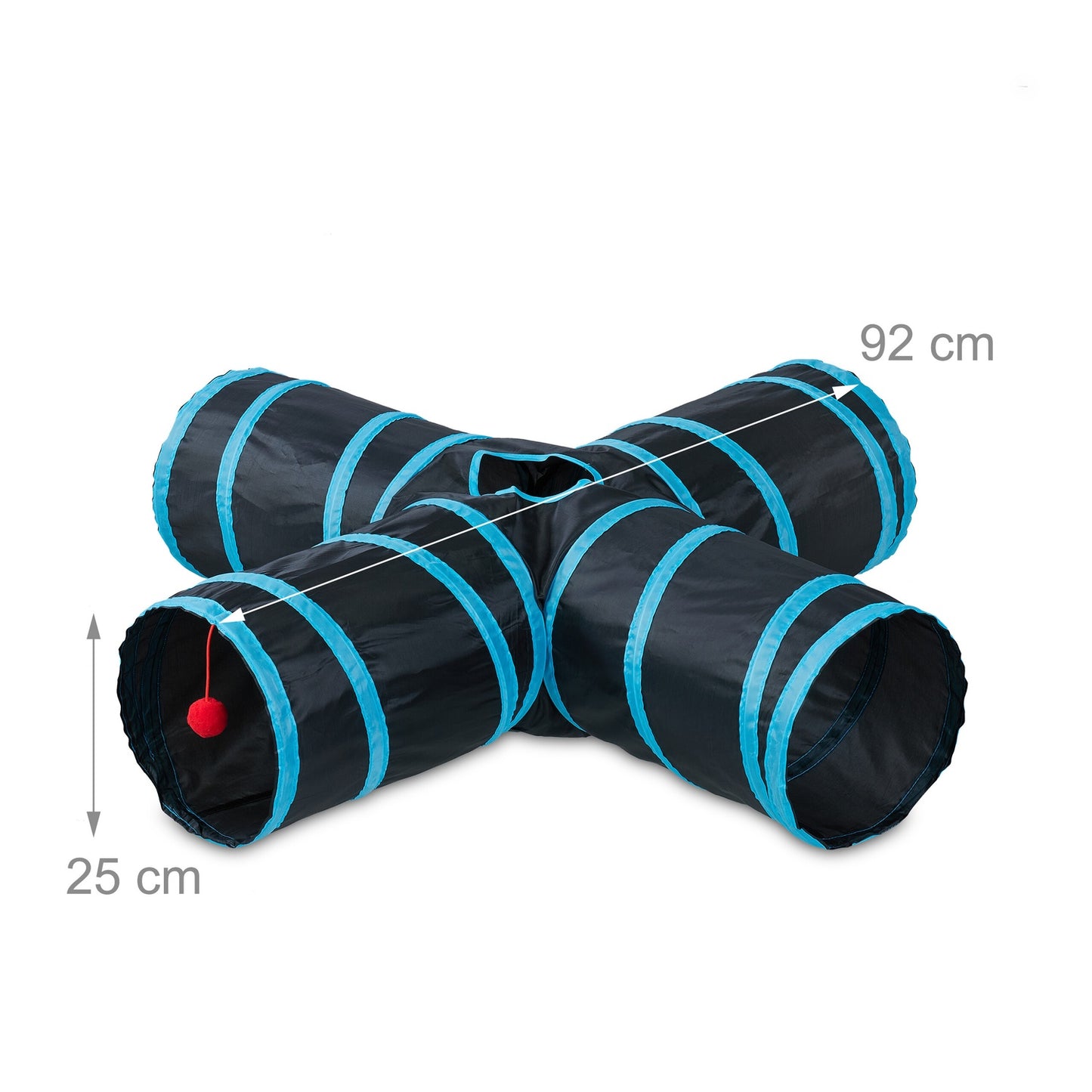 Collapsible cat tunnel 4 ways