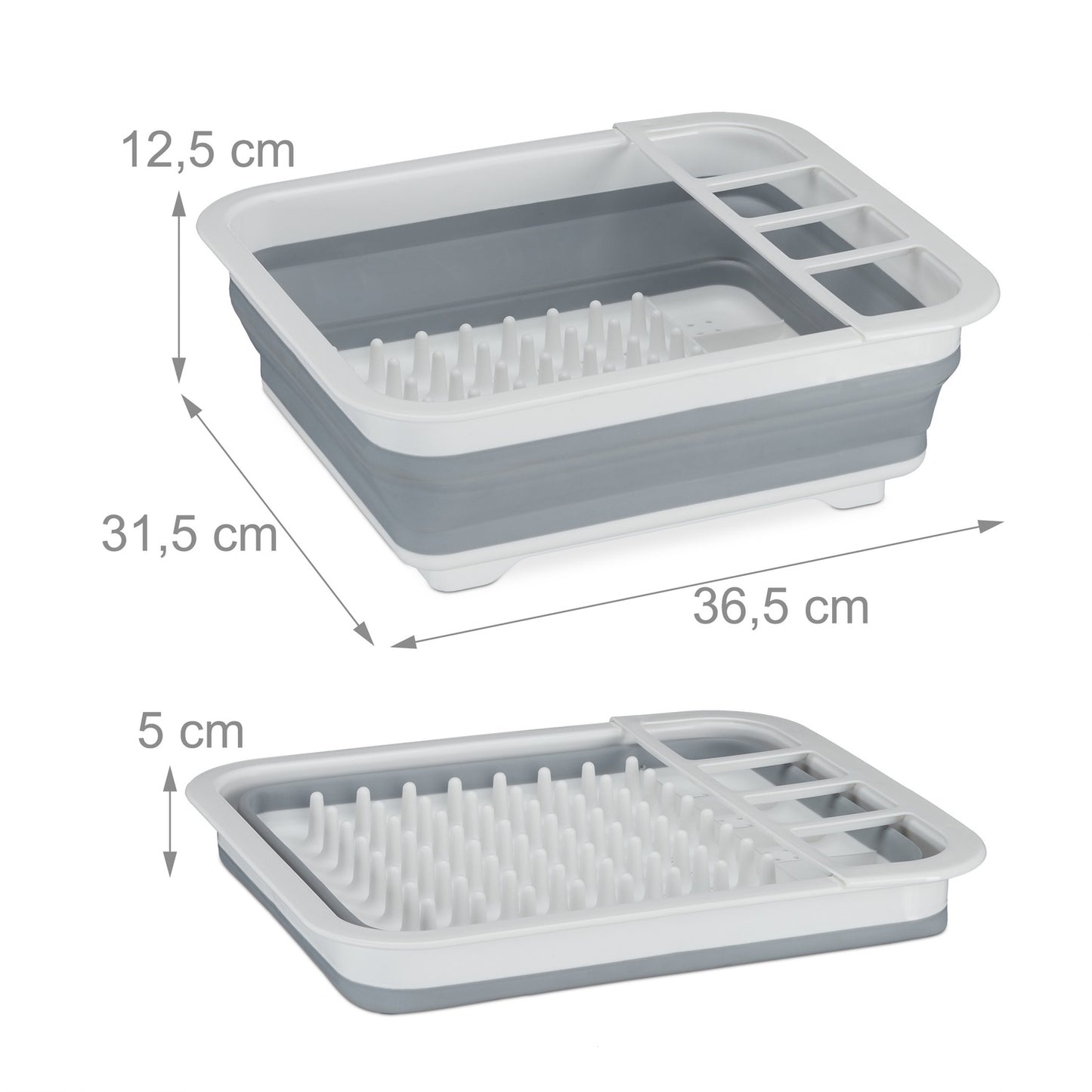 Collapsible drainage bowl