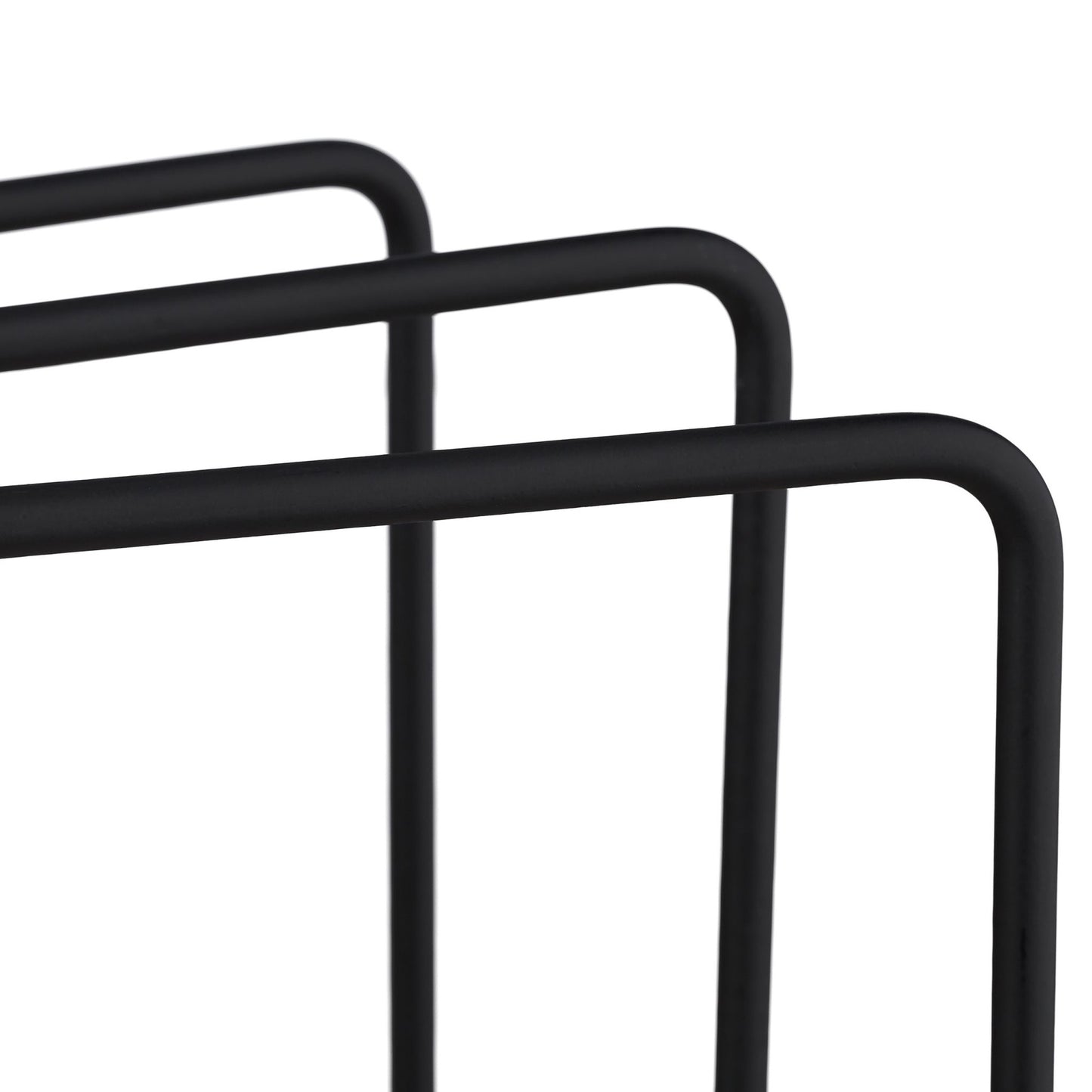 Collapsible holder for dishcloths with 3 bars
