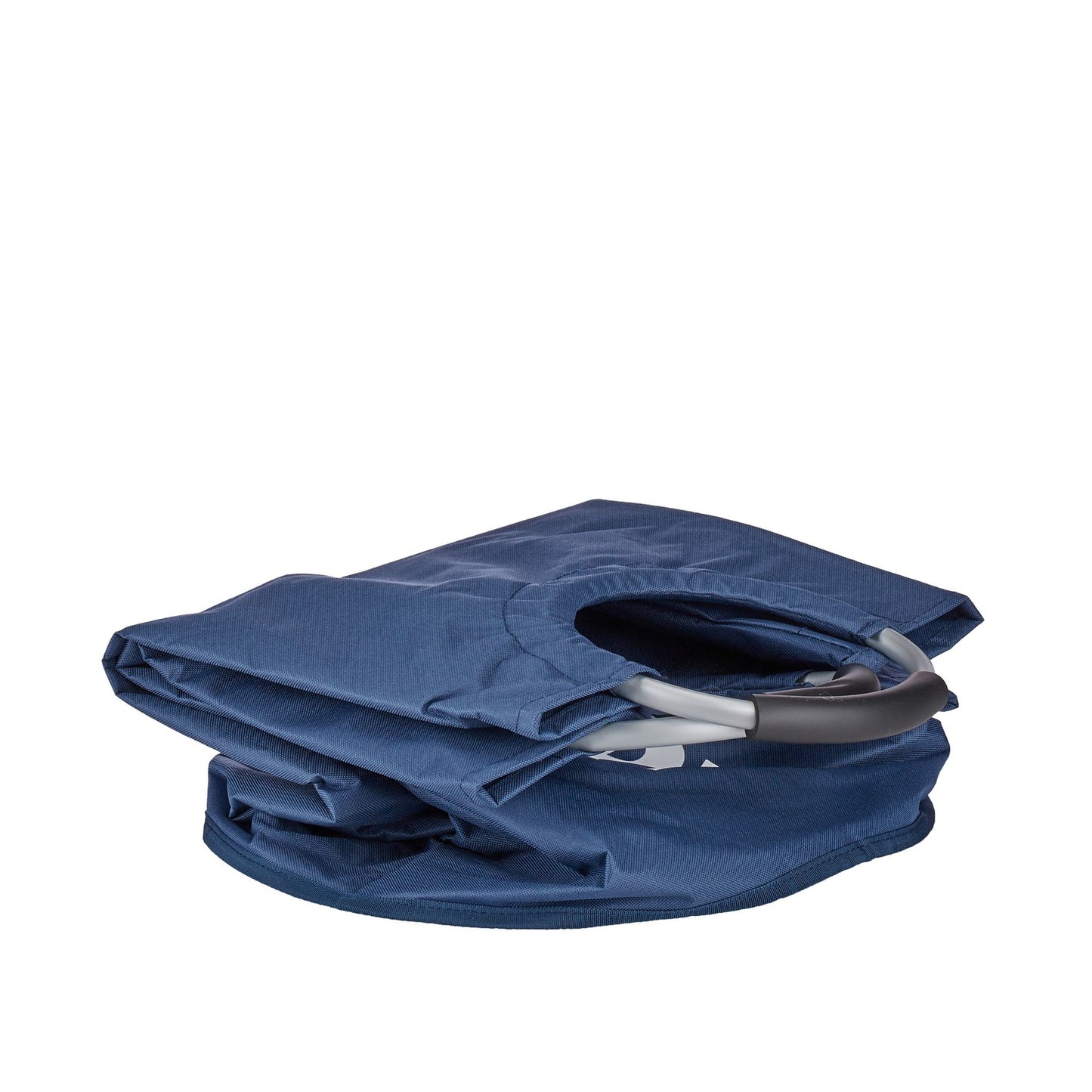 Collapsible laundry basket with handle