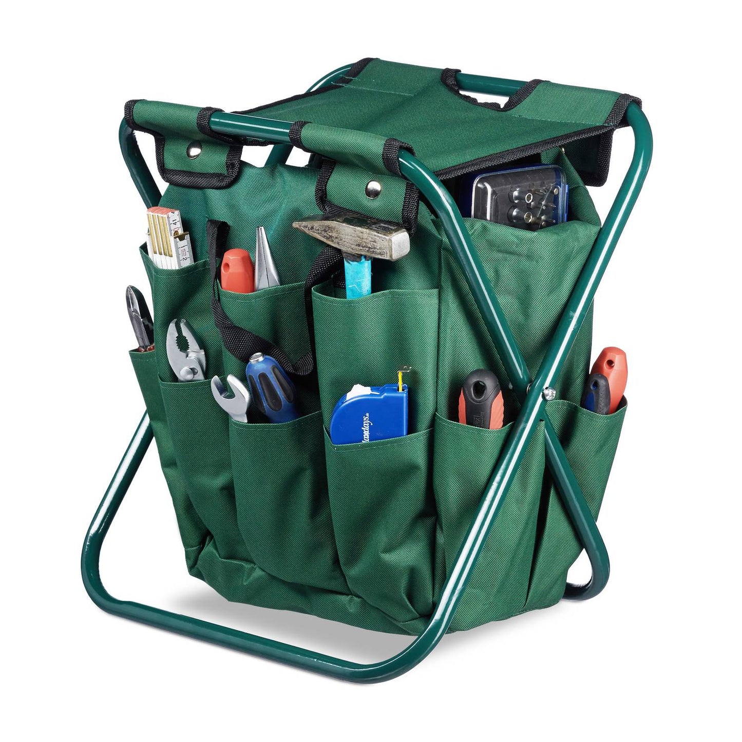 Collapsible pallet for garden tools