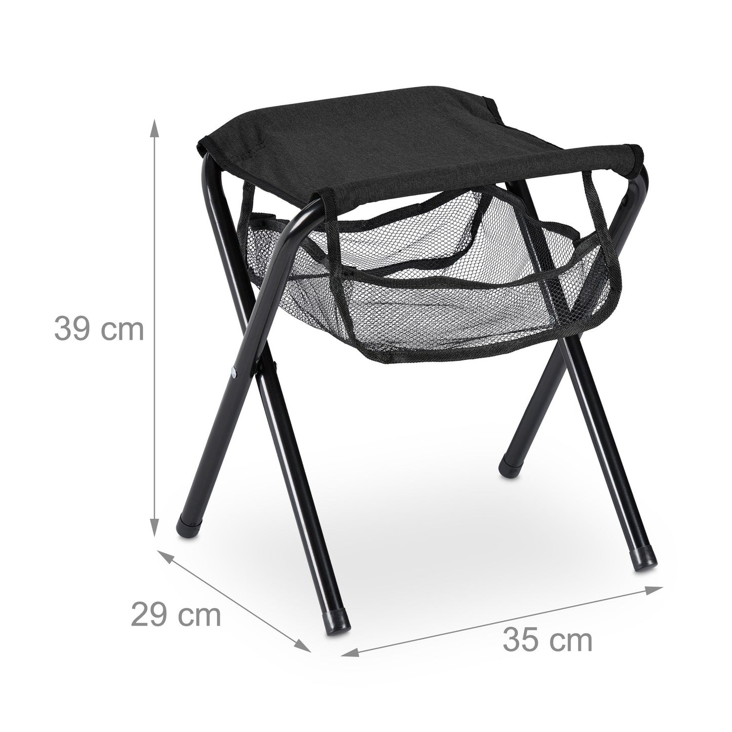 Collapsible pallet up to 120 kg black