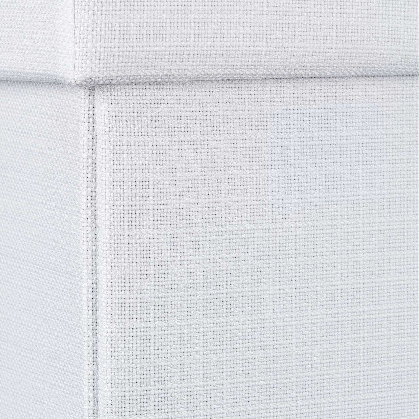Collapsible stool with linen fabric storage