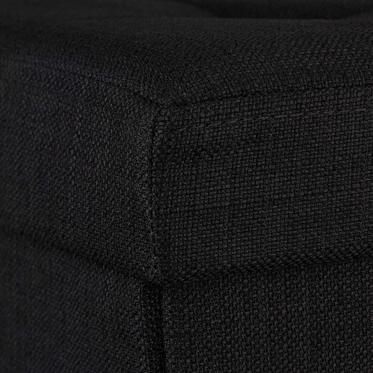 Collapsible stool with linen fabric storage