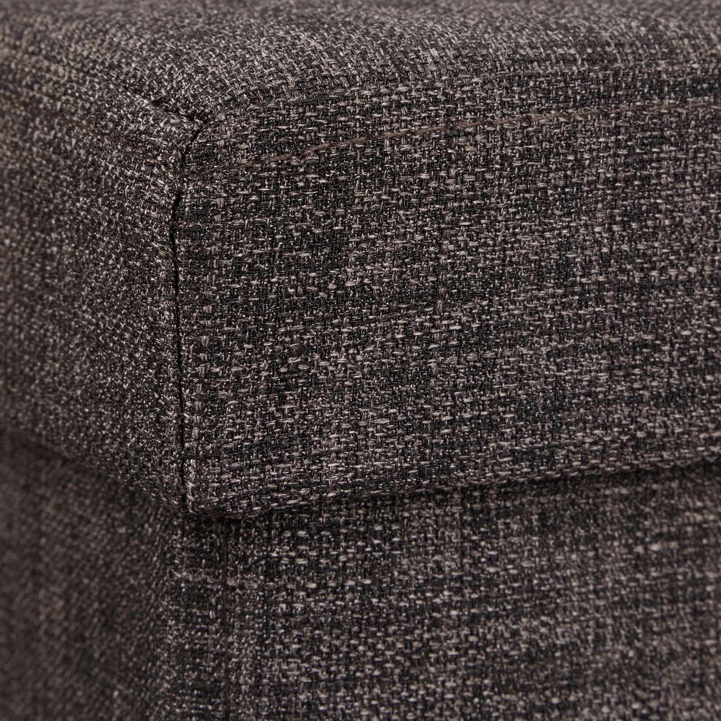 Collapsible stool with linen fabric storage