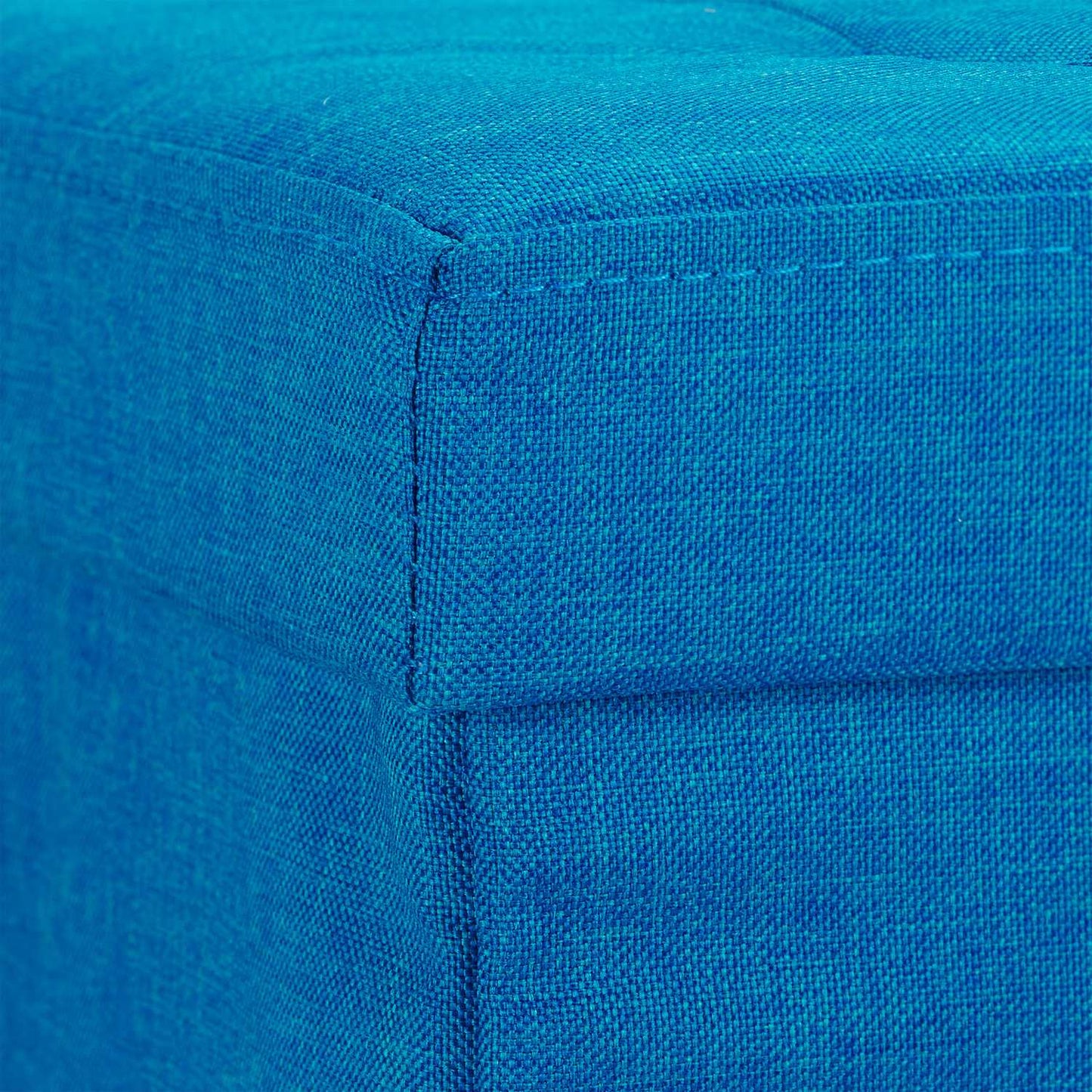 Collapsible stool with linen fabric storage