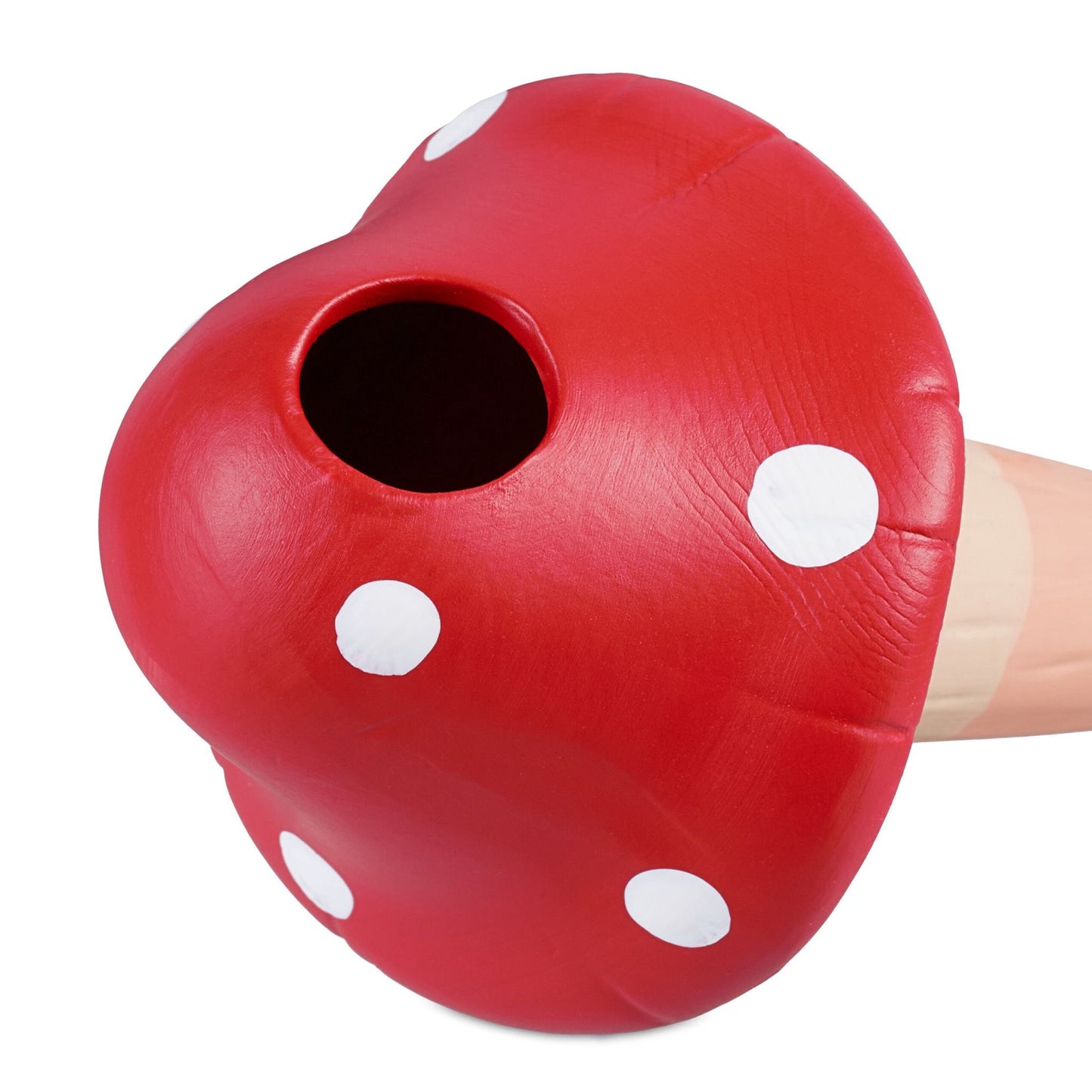 Colored mushrooms in the form of clay cones, 4 pcs