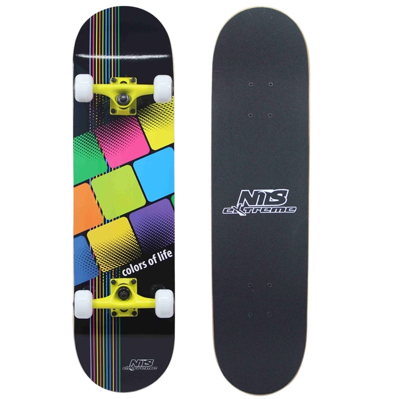 Colorful Skateboard, Durable Deck, 8-Inch Width