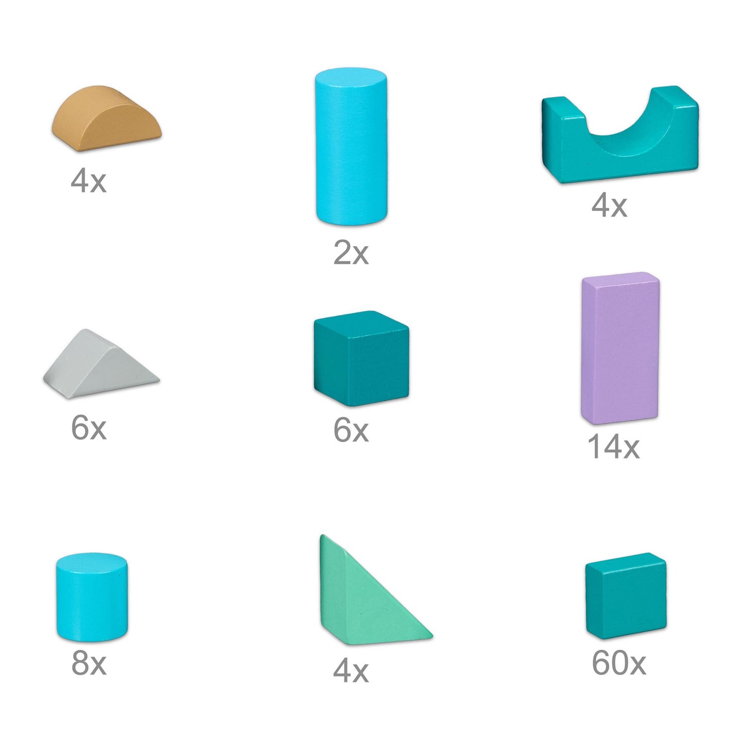 Colorful building blocks in sets