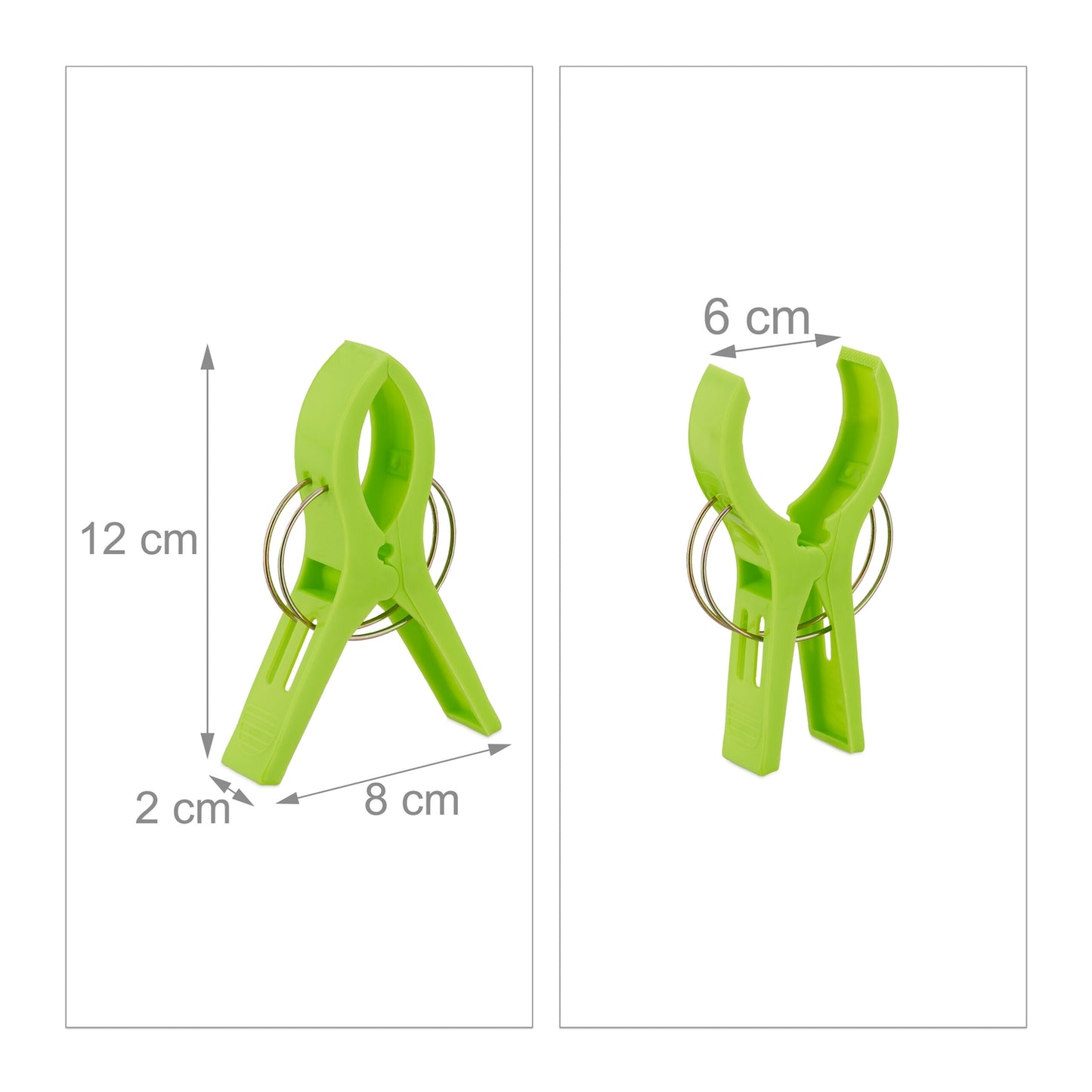 Colorful clips for beach towels - 16 pcs