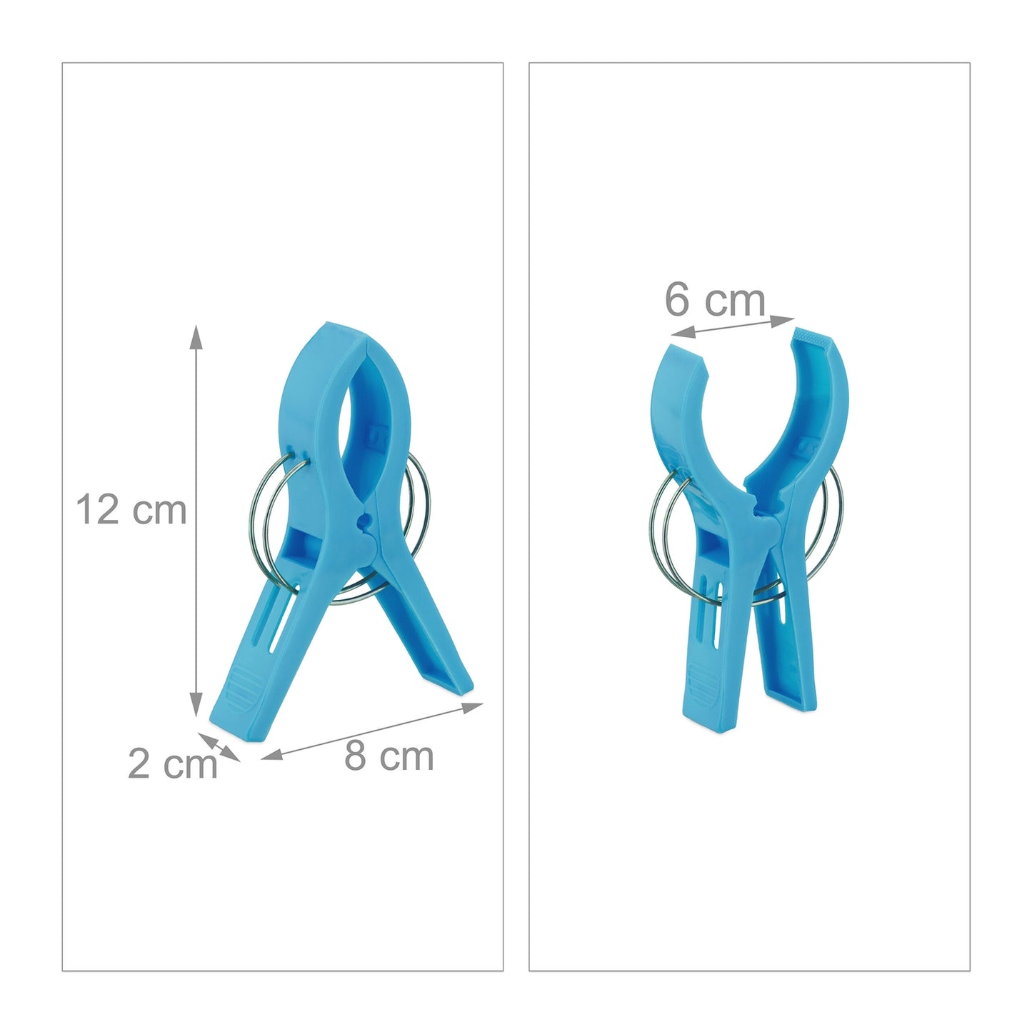 Colorful clips for beach towels - 16 pcs
