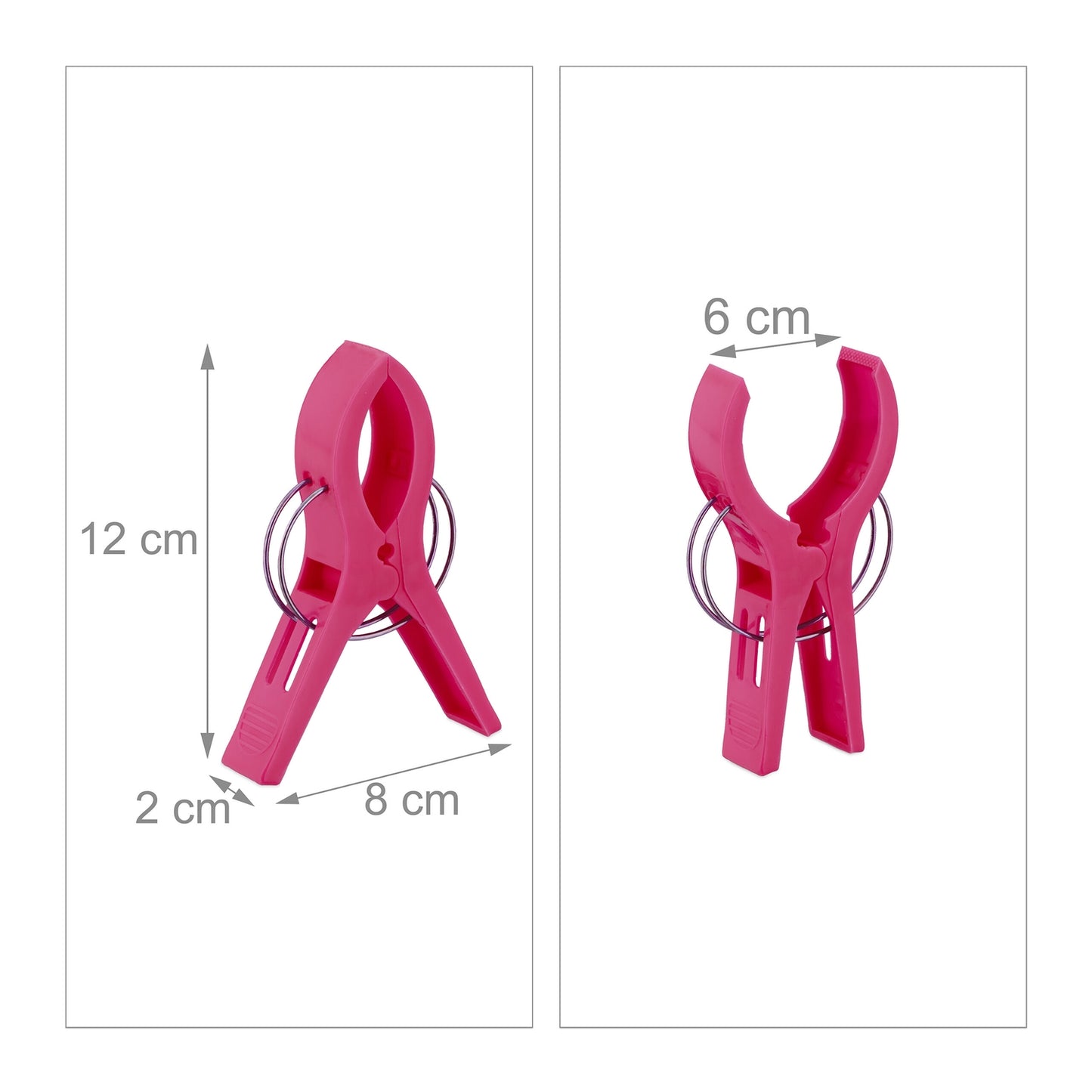 Colorful clips for beach towels - 16 pcs