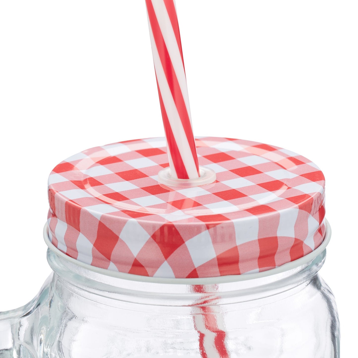 Colorful drinking glasses with lids - 16 pcs