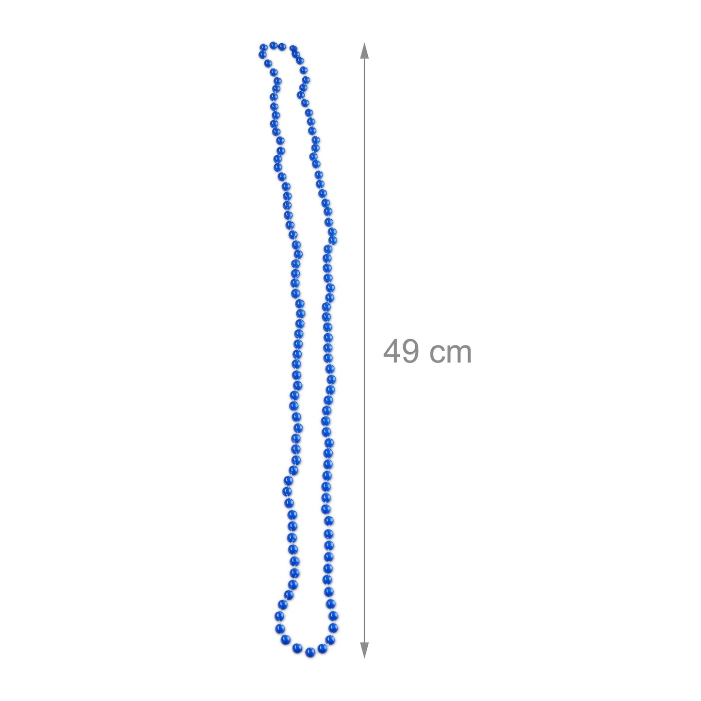 Colorful necklace with 12 neon beads