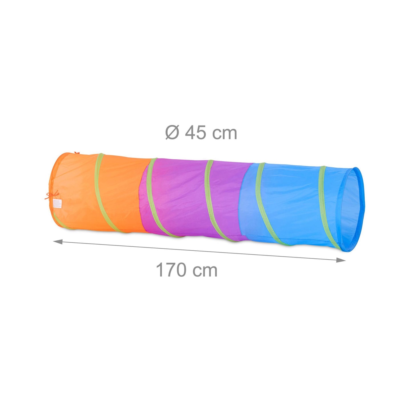 Colorful play tunnel for children