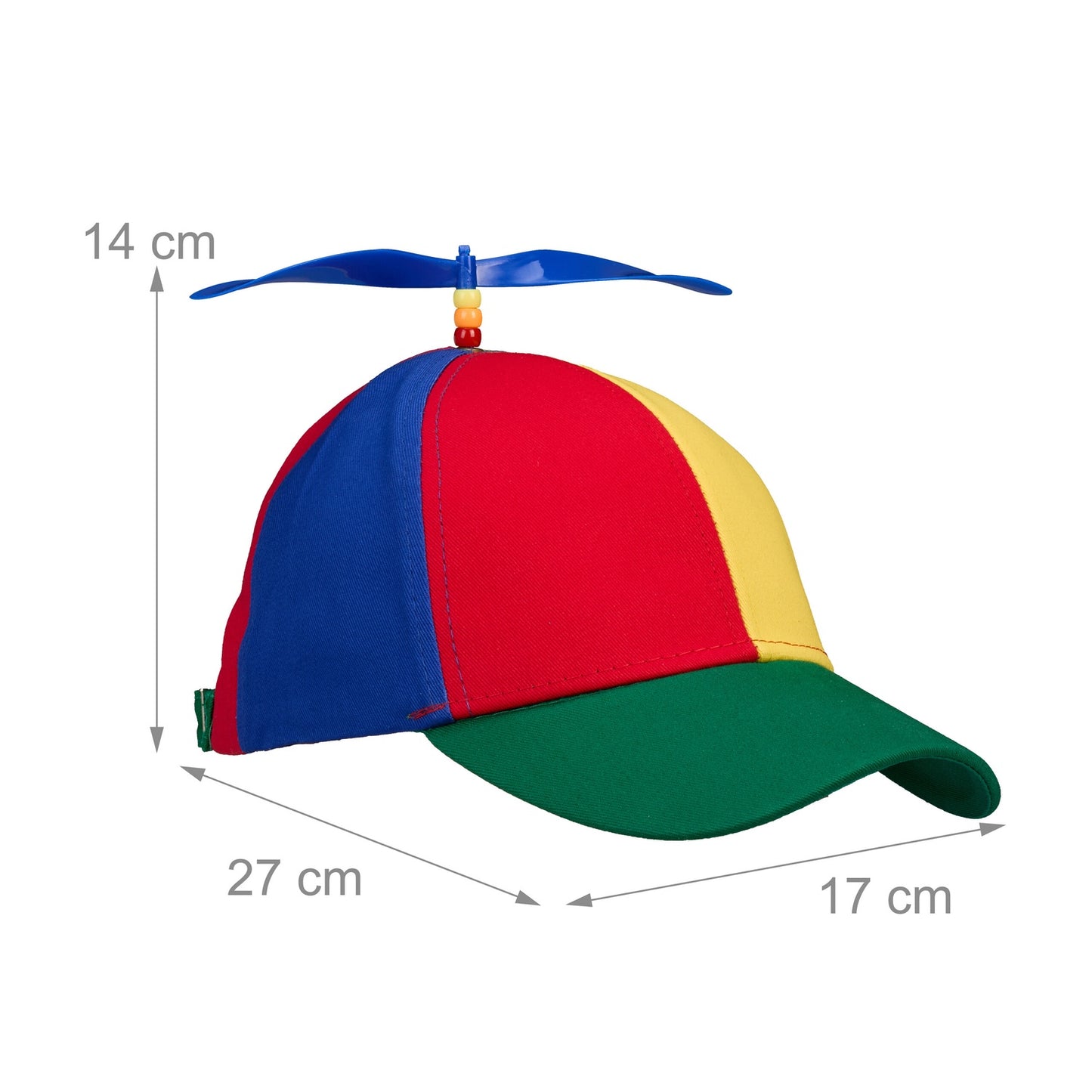 Colorful propeller hat 2-pack
