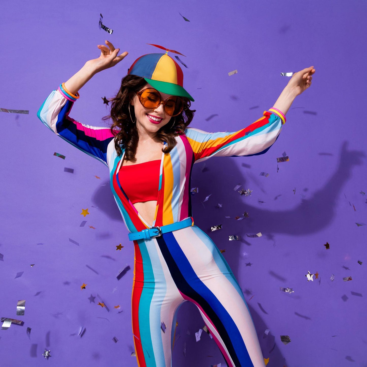 Colorful propeller hat