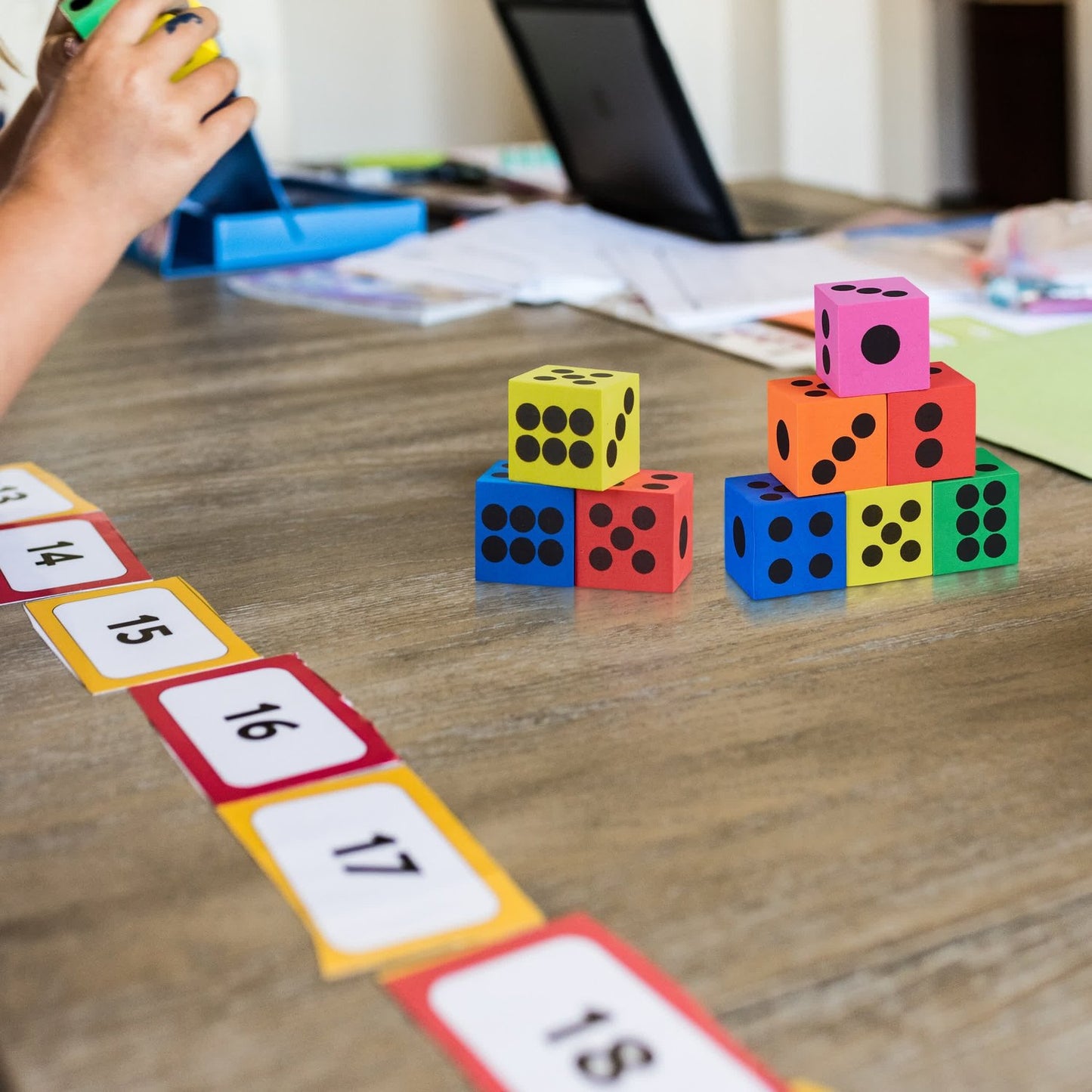 Colorful soft dice 48-pack