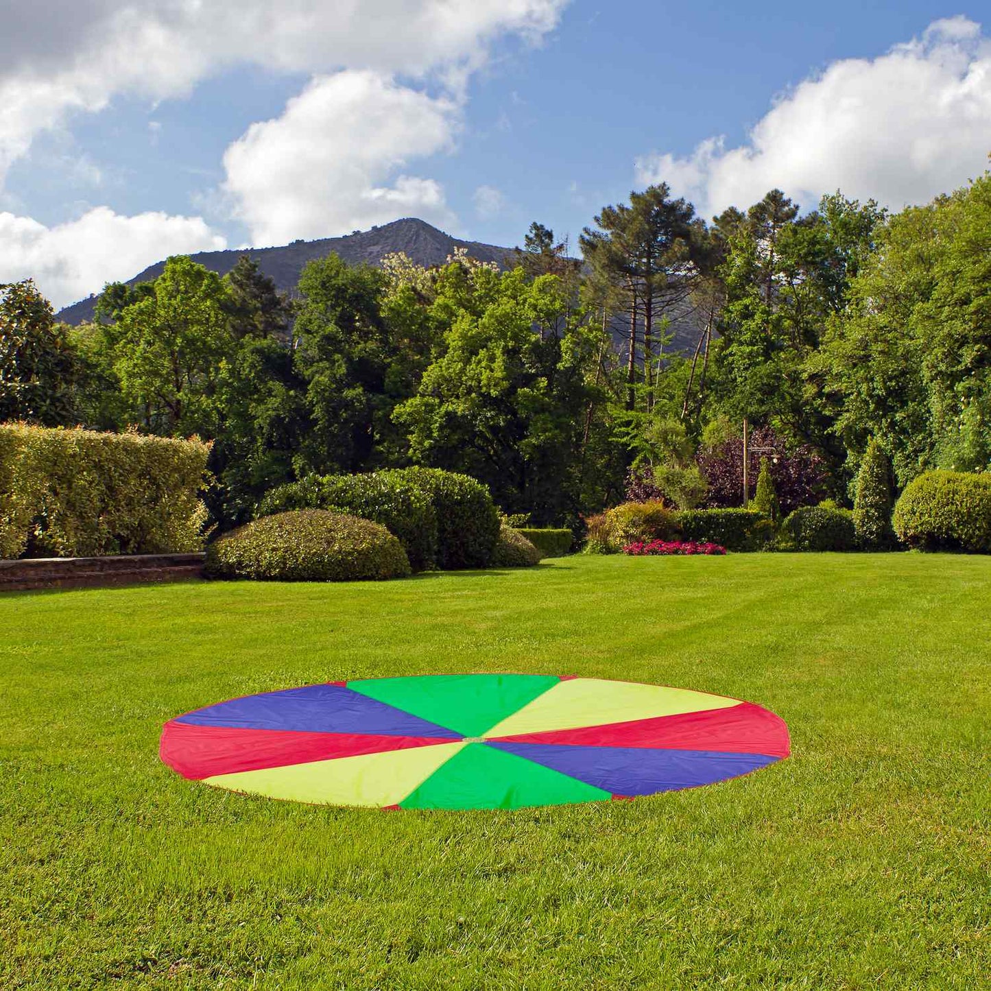 Colorful swing with balls