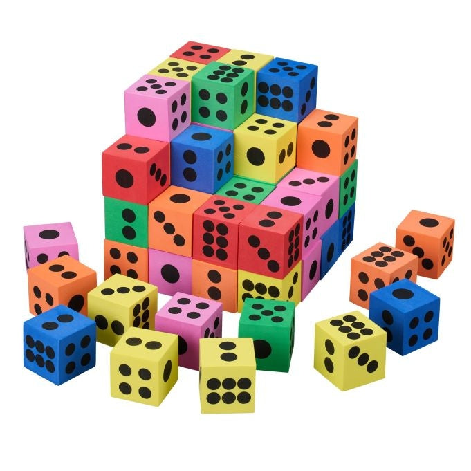 Colorful whispering dice, 60 pcs