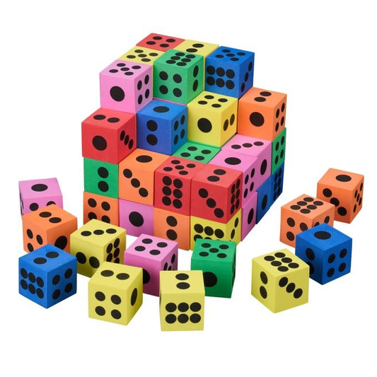 Colorful whispering dice, 60 pcs
