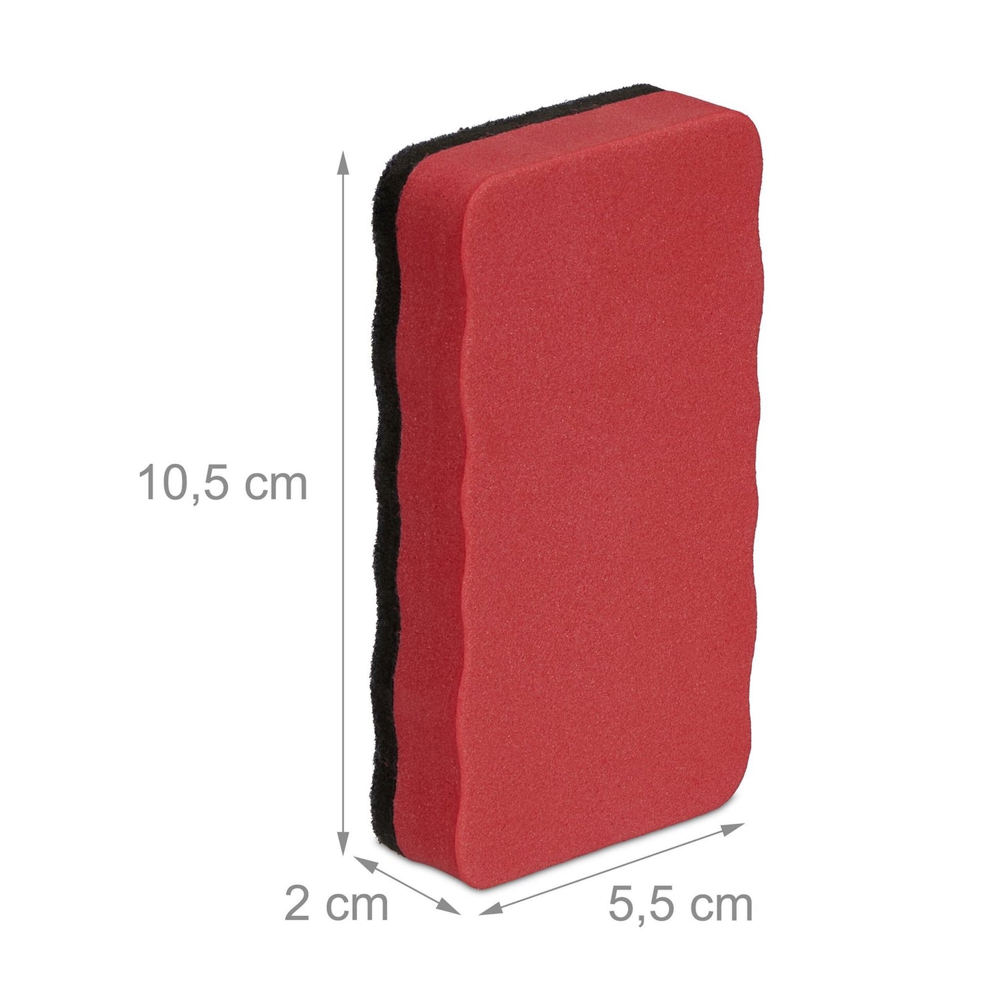 Colorful whiteboard sponges in a set of 20