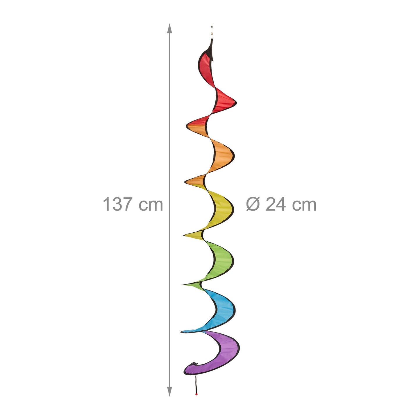 Colorful wind chimes in a set of 3