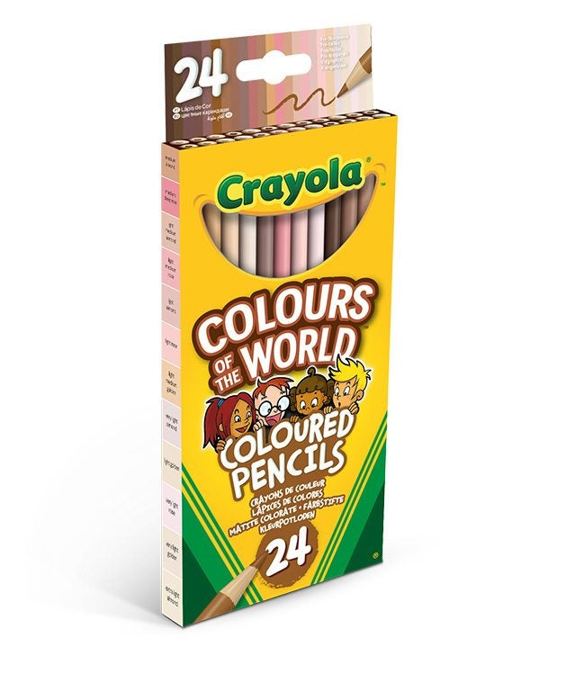 Coloured Pencils, 24 Count, Crayola Colours of the World