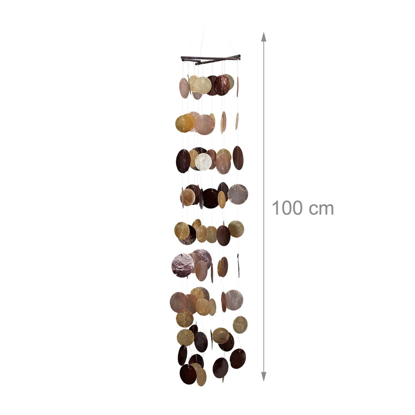 Colourful Capiz Shell Wind Chimes for Indoor/Outdoor Use